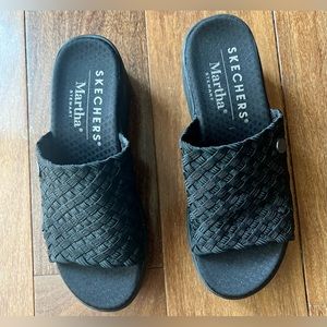 NWT Black Skechers Martha Stewart